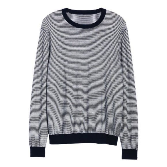 Vince Sweater Striped Wool & Cashmere Size Large - Picture 5 of 5